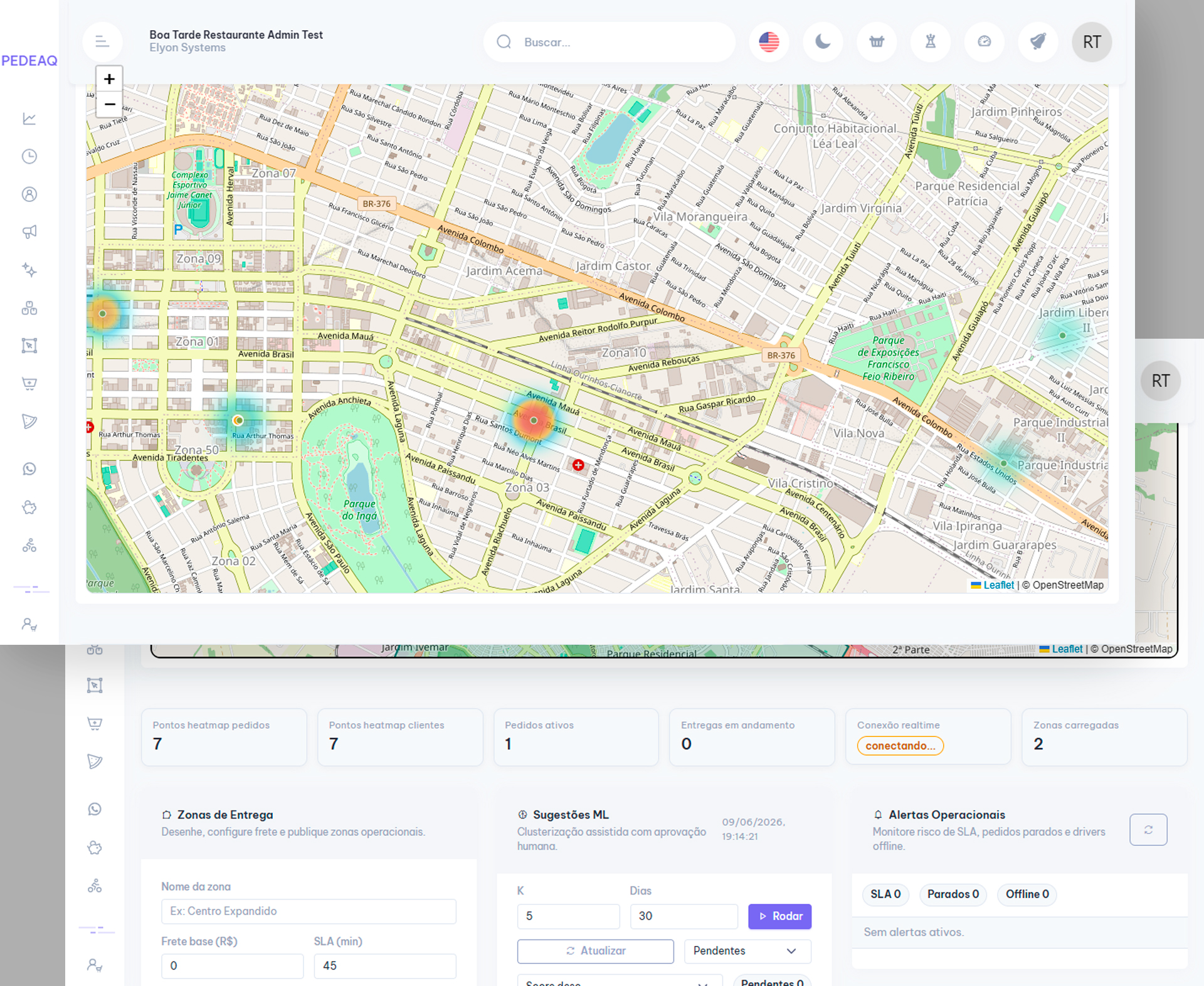 Plataforma de Inteligência Geoespacial para Delivery